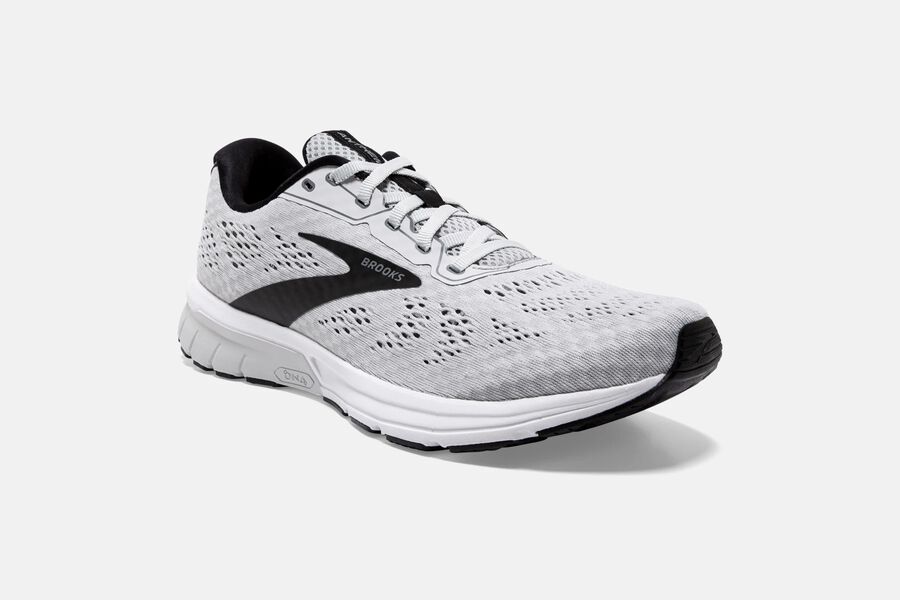 Brooks Israel Anthem 3 Road Running Shoes Mens - White/Black - LFI-053968